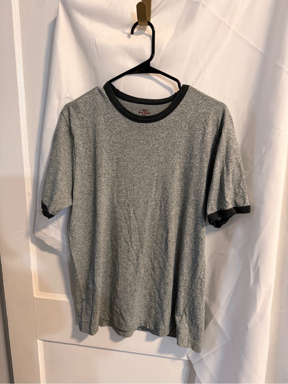 Old Navy Grey T-Shirt with Black Trim